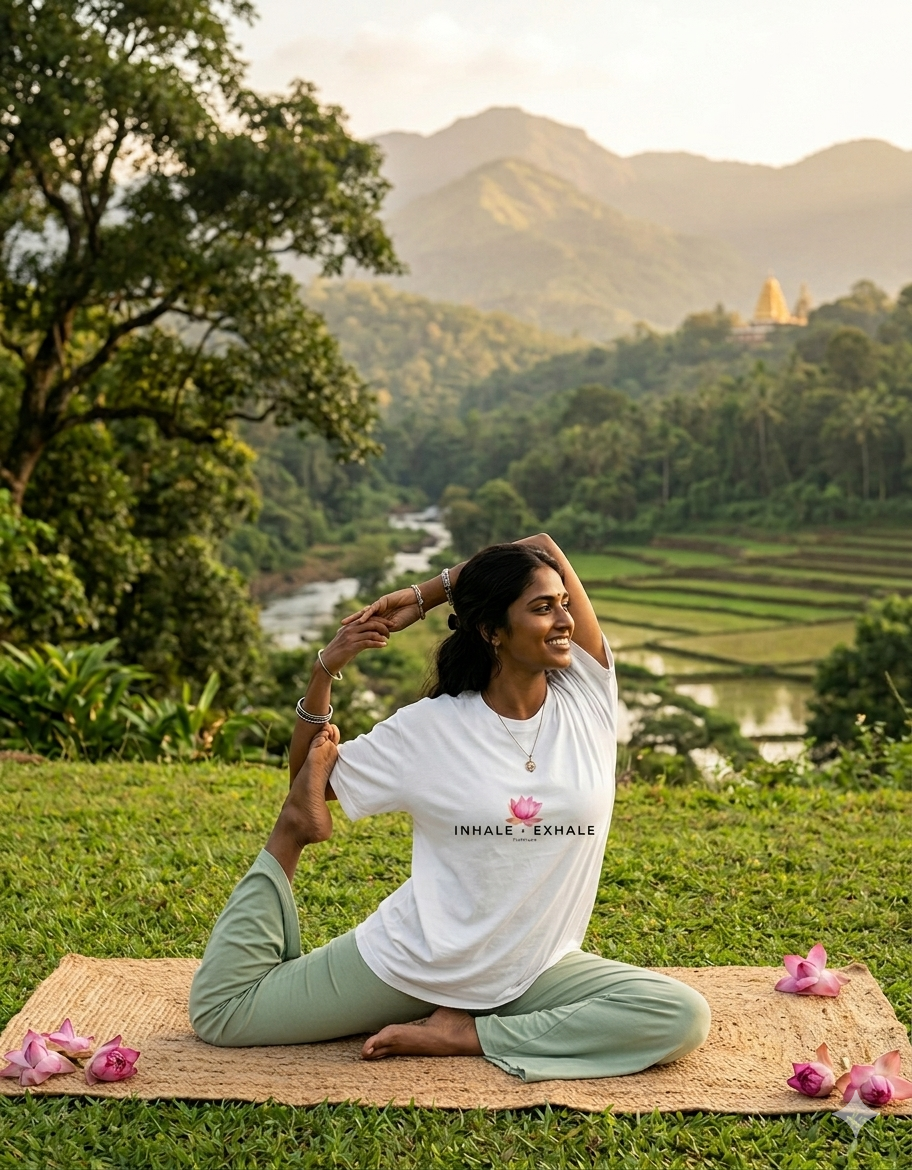 Inhale • Exhale Premium Yoga T-Shirt