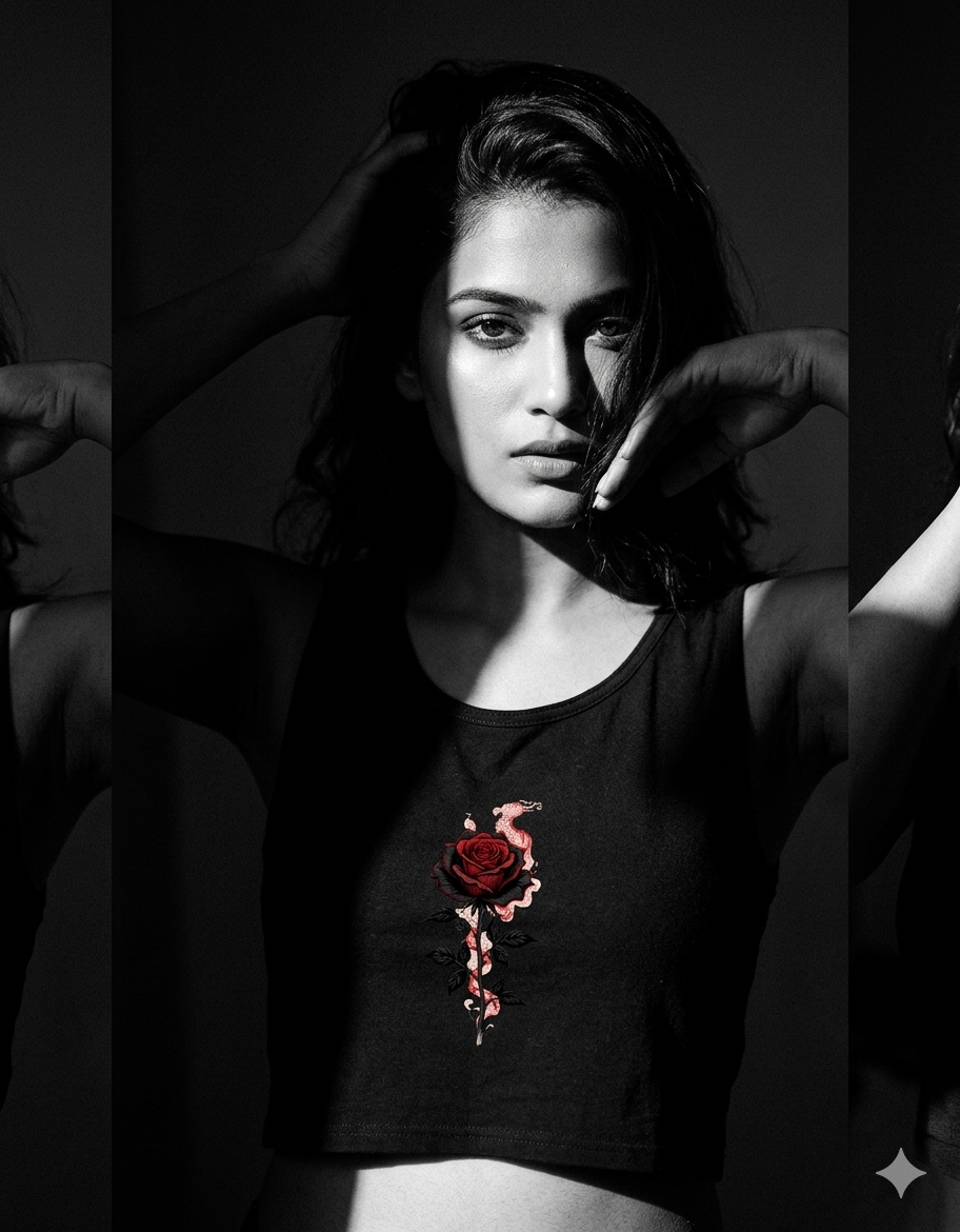 Rose Crop Tank